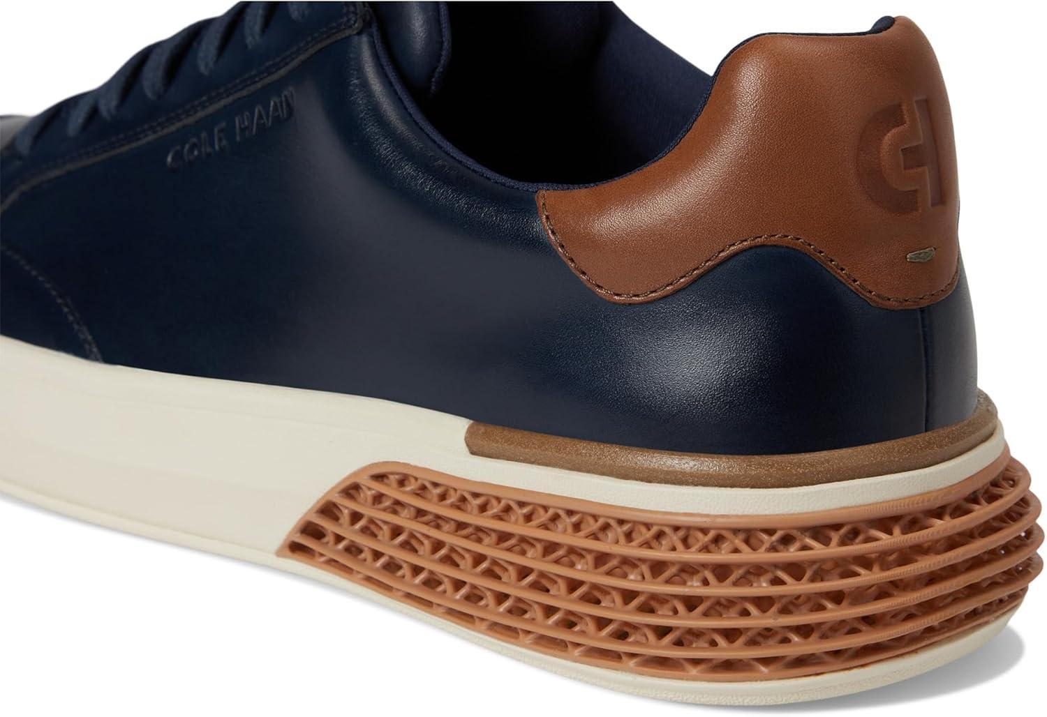 image:imageCole Haan Mens Grandpro Halfcourt SkyweaveNavy BlazerBrit TanIvory
