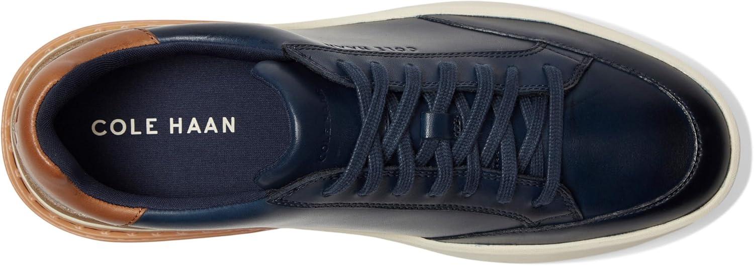 image:imageCole Haan Mens Grandpro Halfcourt SkyweaveNavy BlazerBrit TanIvory