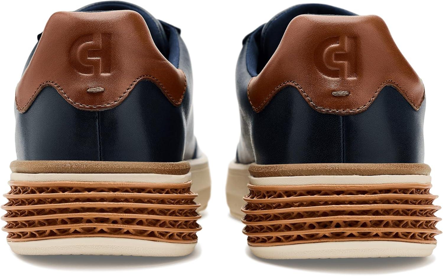 image:imageCole Haan Mens Grandpro Halfcourt SkyweaveNavy BlazerBrit TanIvory