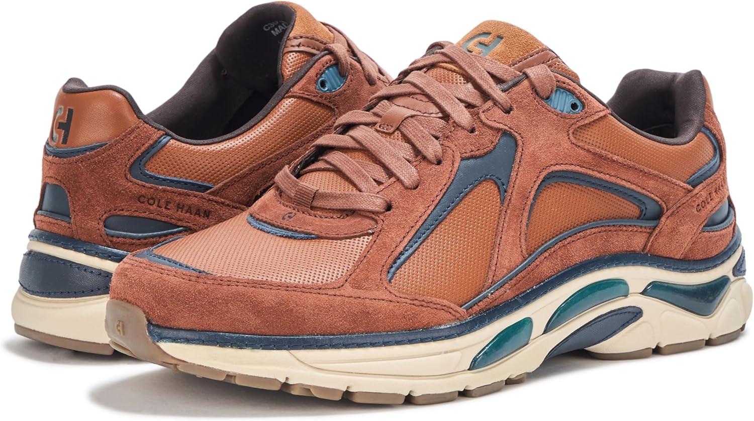 image:imageCole Haan Mens Grandpro Millenia RunningBritish TanNavy BlazerAncient Scroll
