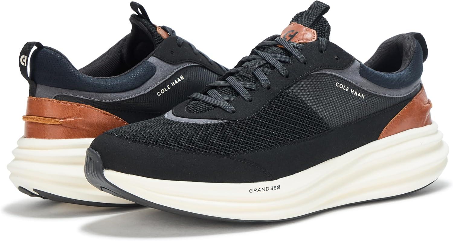 image:imageCole Haan Mens Originalgrand Quadstreak RunningBlackBritish TanIvory