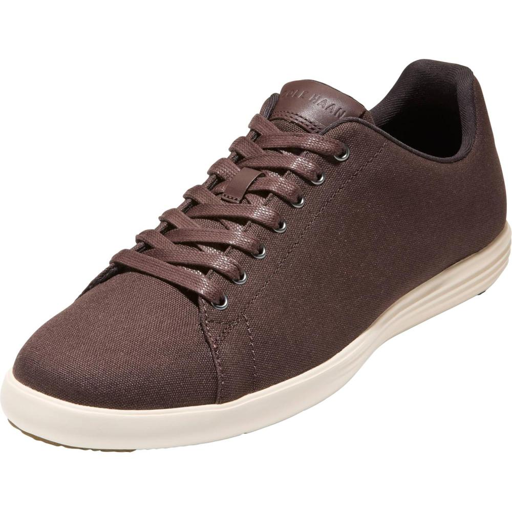 image:imageCole Haan Mens Grand Crosscourt Lightweight CanvasMadeira NubuckIvory