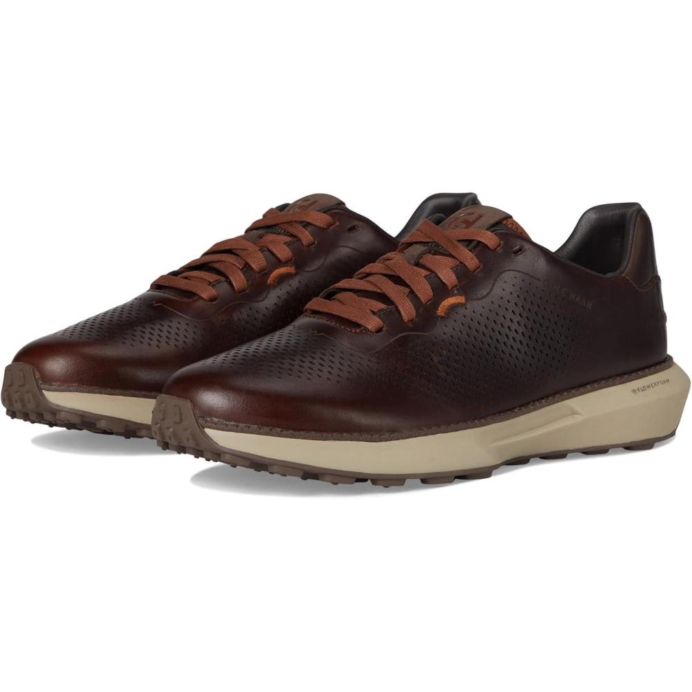 image:imageCole Haan Mens Grandpro Ashland Laser PerforatedCappuccinoAcornSilver Lining