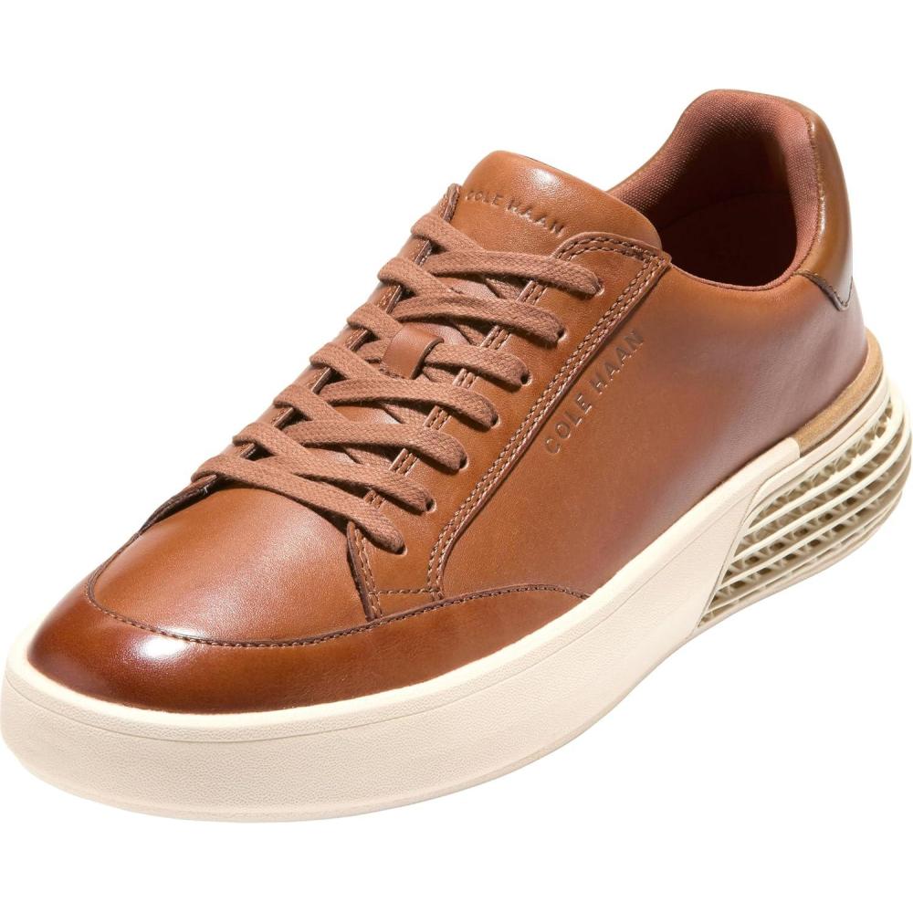 image:imageCole Haan Mens Grandpro Halfcourt SkyweaveBritish TanSpiced BrownIvory
