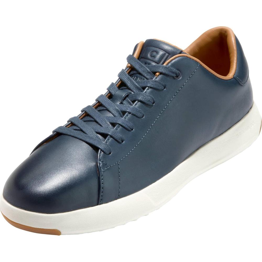 image:imageCole Haan Mens Grandpro Lightweight Leather TennisBlazer Blue Hand Stain