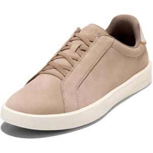 Cole Haan Men’s Grand Crosscourt Daily Lace-to-Toe Slip-on(Birch Beige/Farro/Ivory)