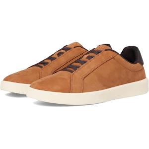 Cole Haan Men’s Grand Crosscourt Daily Lace-to-Toe Slip-on(British Tan/Dark Chocolate/Natural)