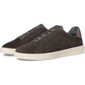Cole Haan Men’s Grand Crosscourt Daily Lace-to-Toe Slip-on(Raven/Quiet Shade/Ivory)