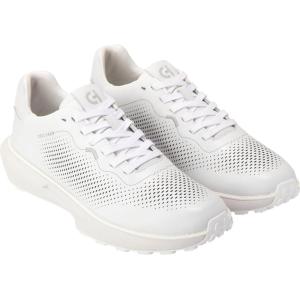Cole Haan Men’s Grandpro Ashland Laser Perforated(Optic White/Nimbus Cloud)
