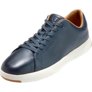 Cole Haan Men’s Grandpro Lightweight Leather Tennis(Blazer Blue Hand Stain)