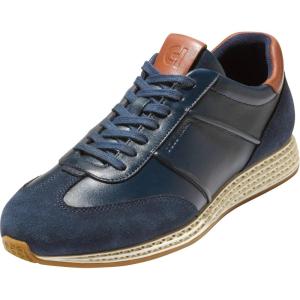Cole Haan Men’s Grandpro Low-Profile Skyweave Runner(Navy Blazer/British Tan/Ivory)