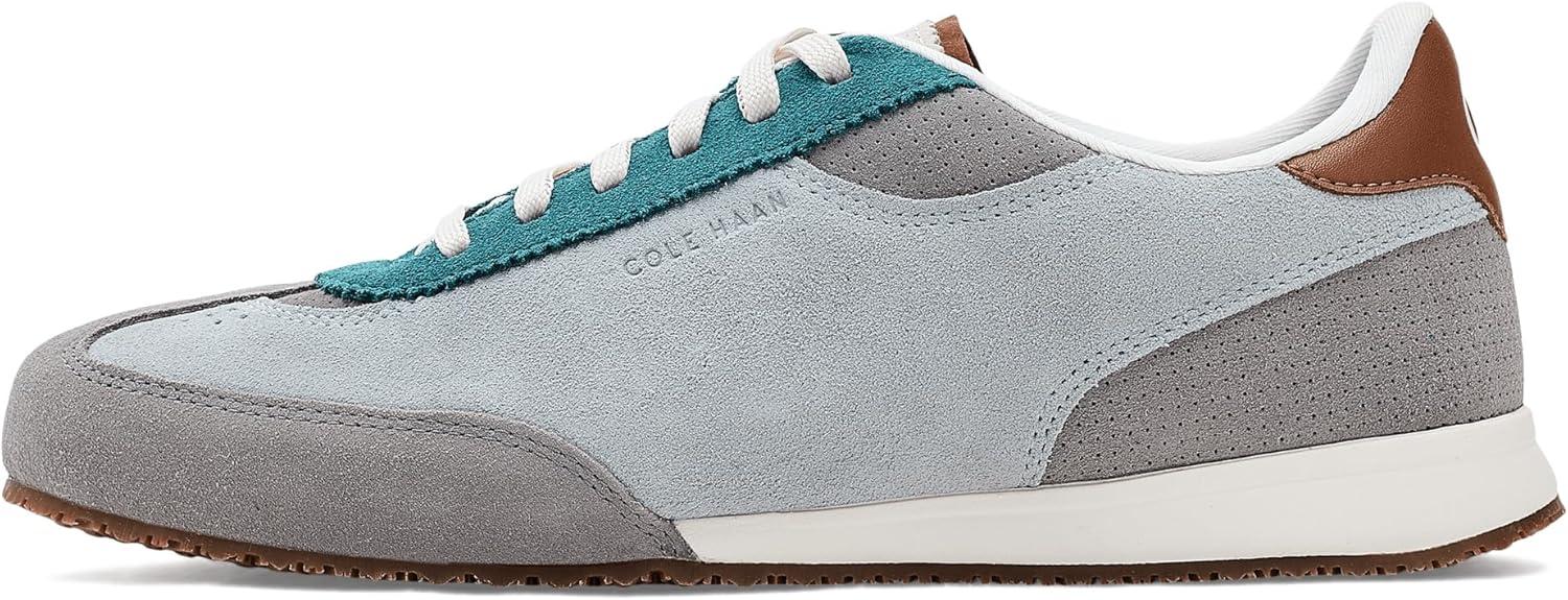image:imageCole Haan Mens Grand Crosscourt SlimstrideHarbor Mist NubuckLight WhiskeyIvory