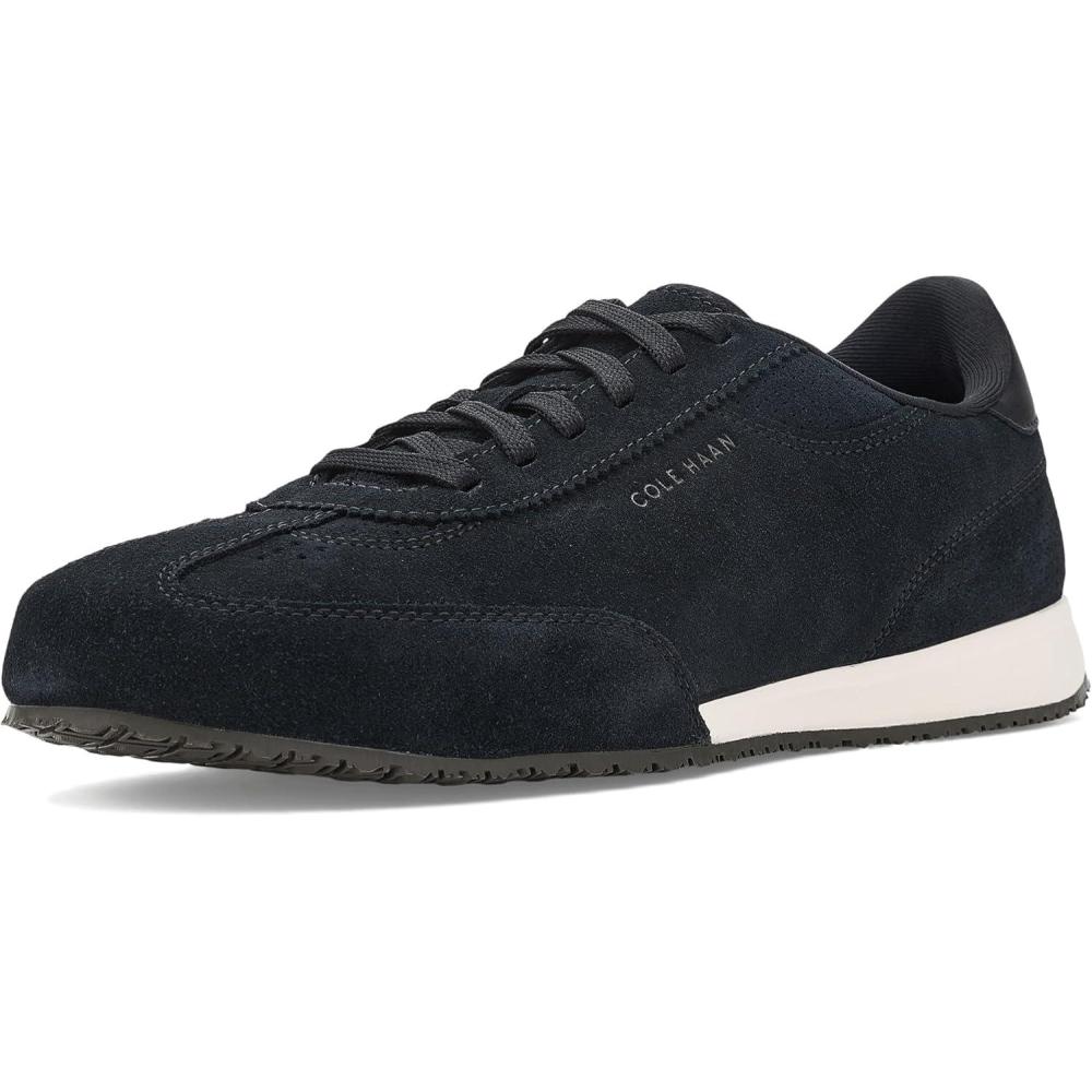 image:imageCole Haan Mens Grand Crosscourt SlimstrideBlackBlack SuedeIvory