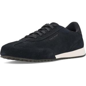 Cole Haan Mens Grand Crosscourt Slimstride(Black/Black Suede/Ivory)