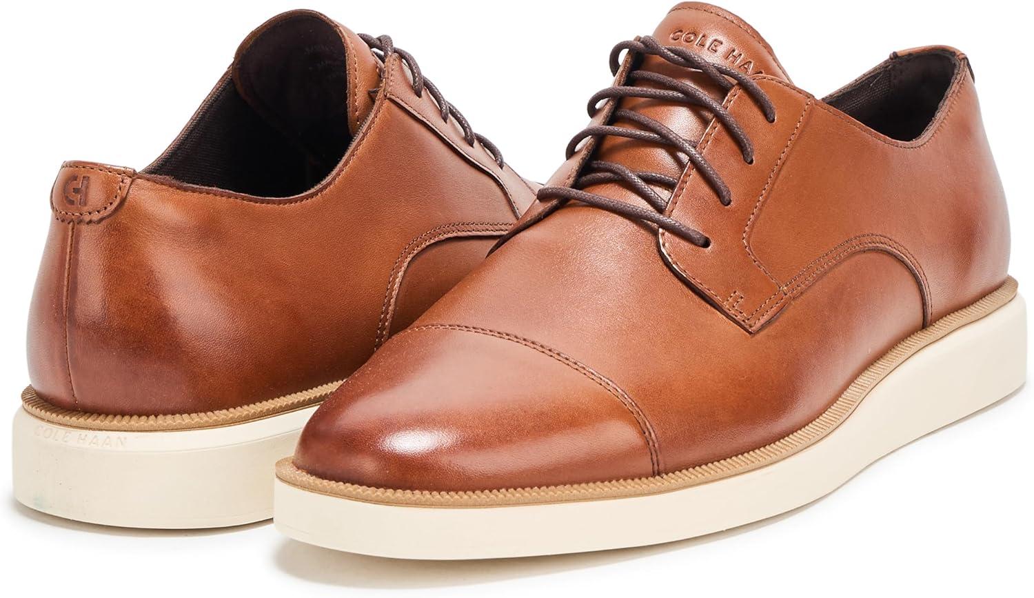 image:imageCole Haan Mens Davidson Grand Cap ToeBritish TanIvory