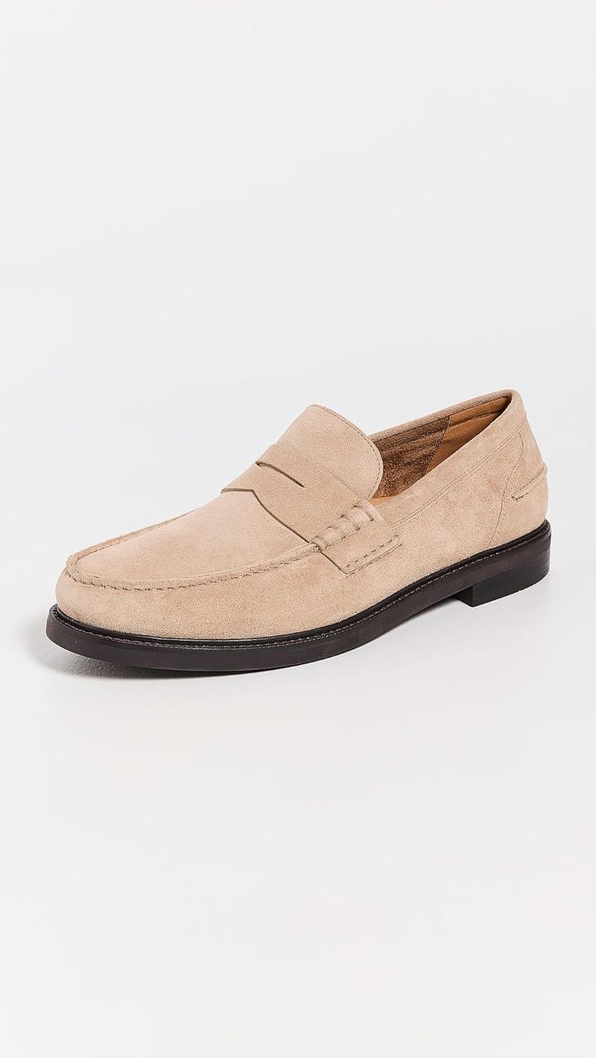 image:imageCole Haan Mens Pinch Prep Penny LoaferBirch Beige SuedeDark Chocolate