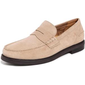 Cole Haan Men’s Pinch Prep Penny Loafer(Birch Beige Suede/Dark Chocolate)