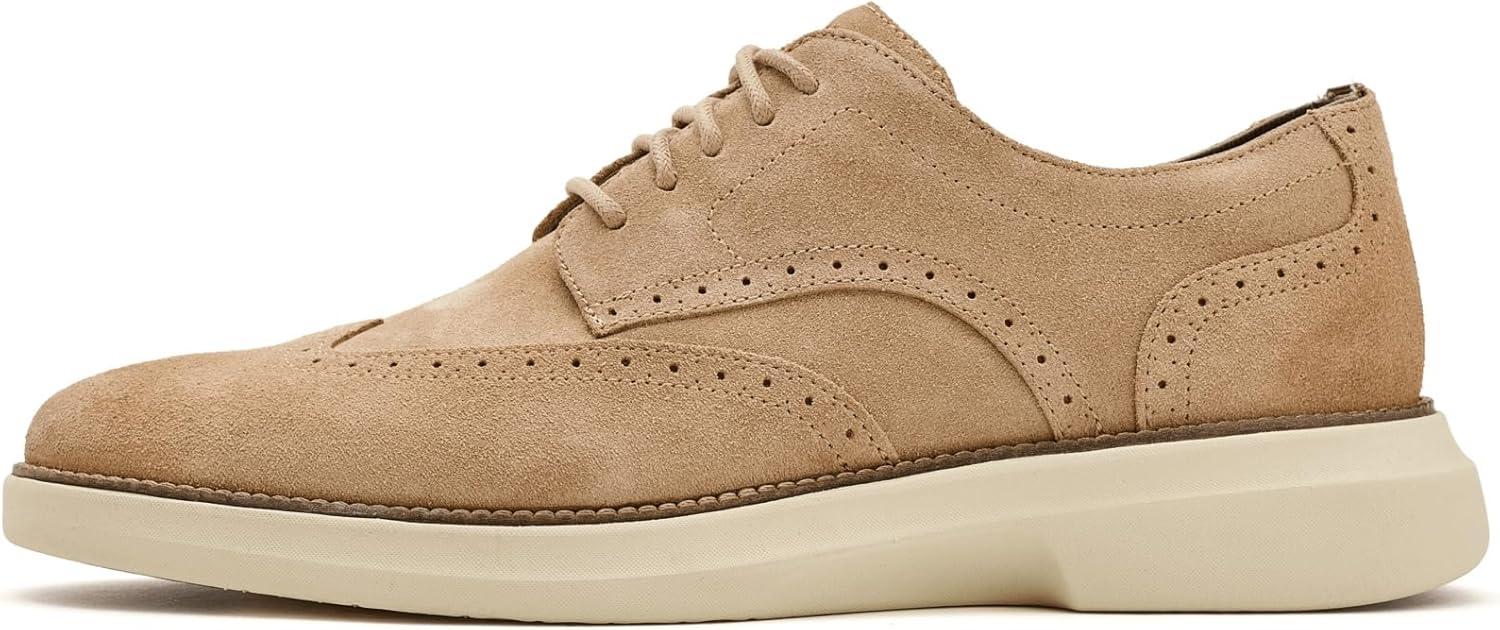 image:imageCole Haan Mens Grand Shadowlite WingtipCh Buckwheat SuedeAngora