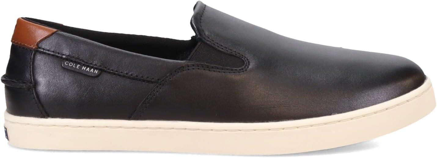 image:imageCole Haan Mens Nantucket Plain Toe Deck SliponBlackIvory