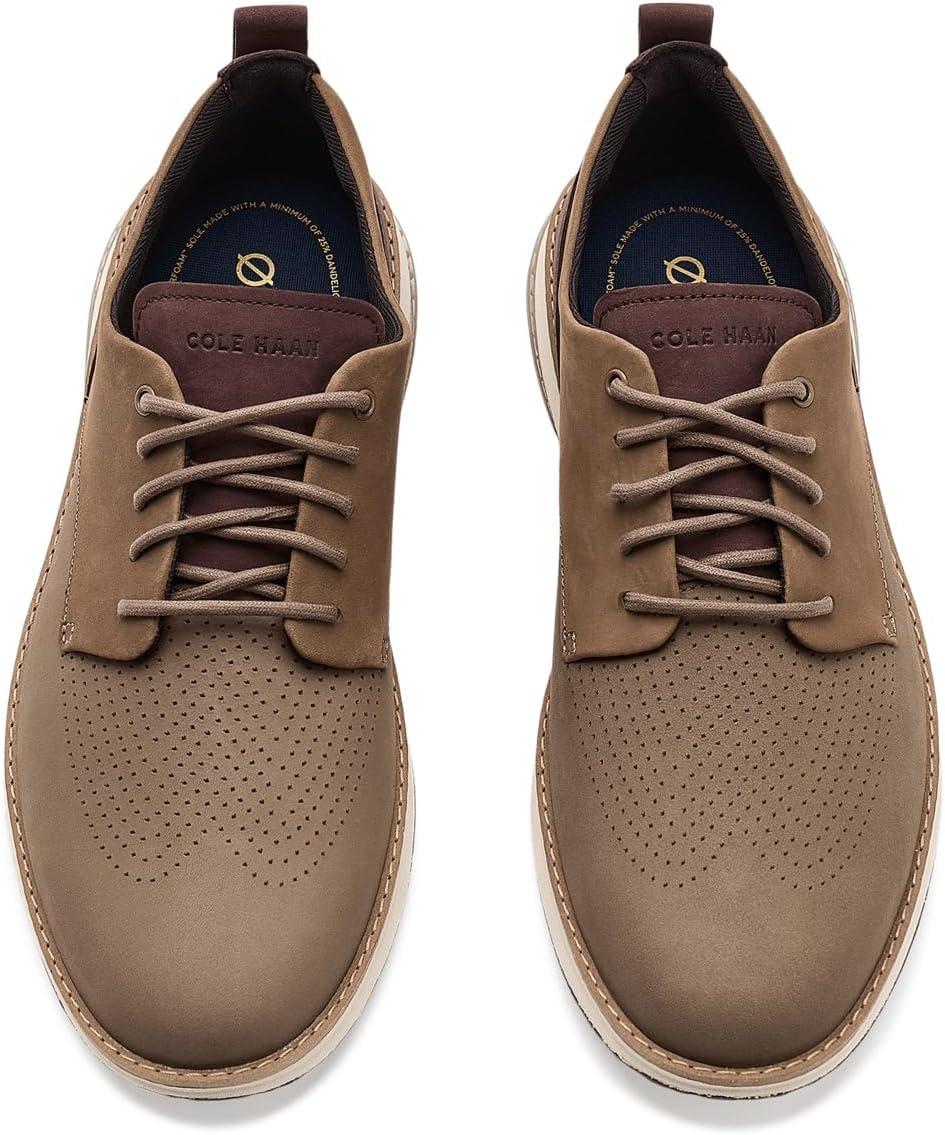 image:imageCole Haan Mens Originalgrand Energyweave Perforated Plain ToeIrish Coffee NubuckLight Whiskey