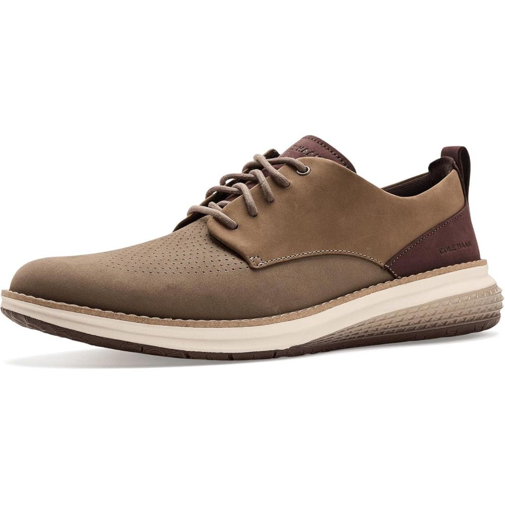 image:imageCole Haan Mens Originalgrand Energyweave Perforated Plain ToeIrish Coffee NubuckLight Whiskey