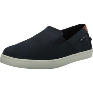 Cole Haan Men’s Nantucket Plain Toe Deck Slip-on(Navy Blazer Nubuck/Black)