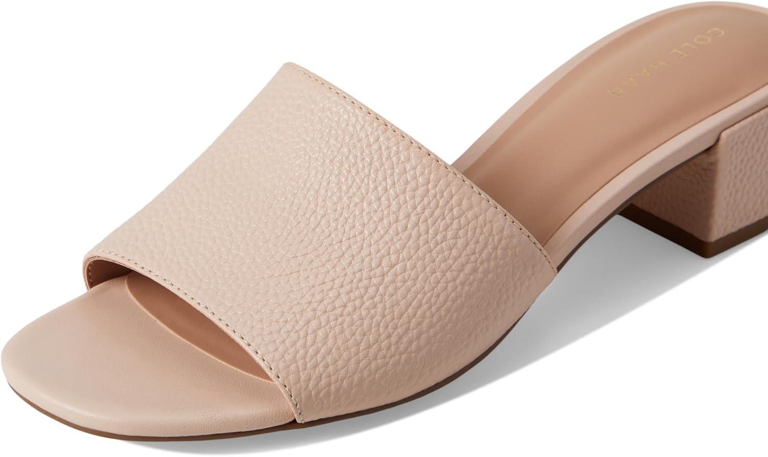 image:imageCole Haan Womens Calli Single Band Block HeelCameo Rose Ltr