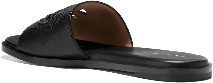 image:imageCole Haan Womens Flynn Logo SlideBlack Leather