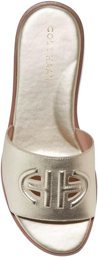 image:imageCole Haan Womens Flynn Logo SlideGold Ltr