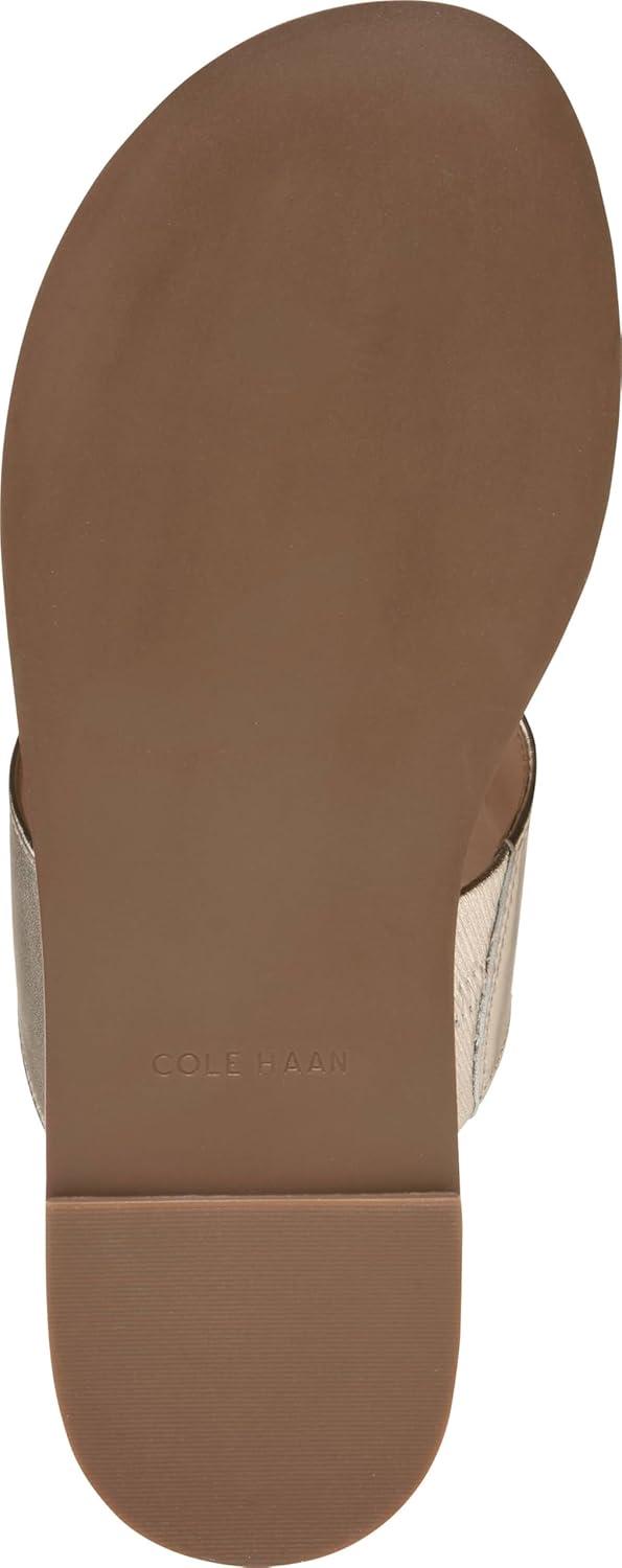 image:imageCole Haan Womens Flynn ThongSoft Gold Leather