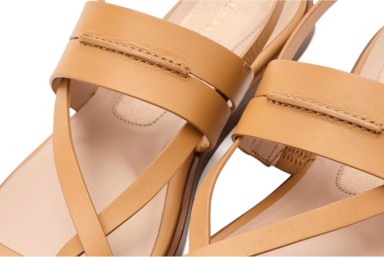 image:imageCole Haan Womens Goto Estella Flat ThongBiscuit Leather