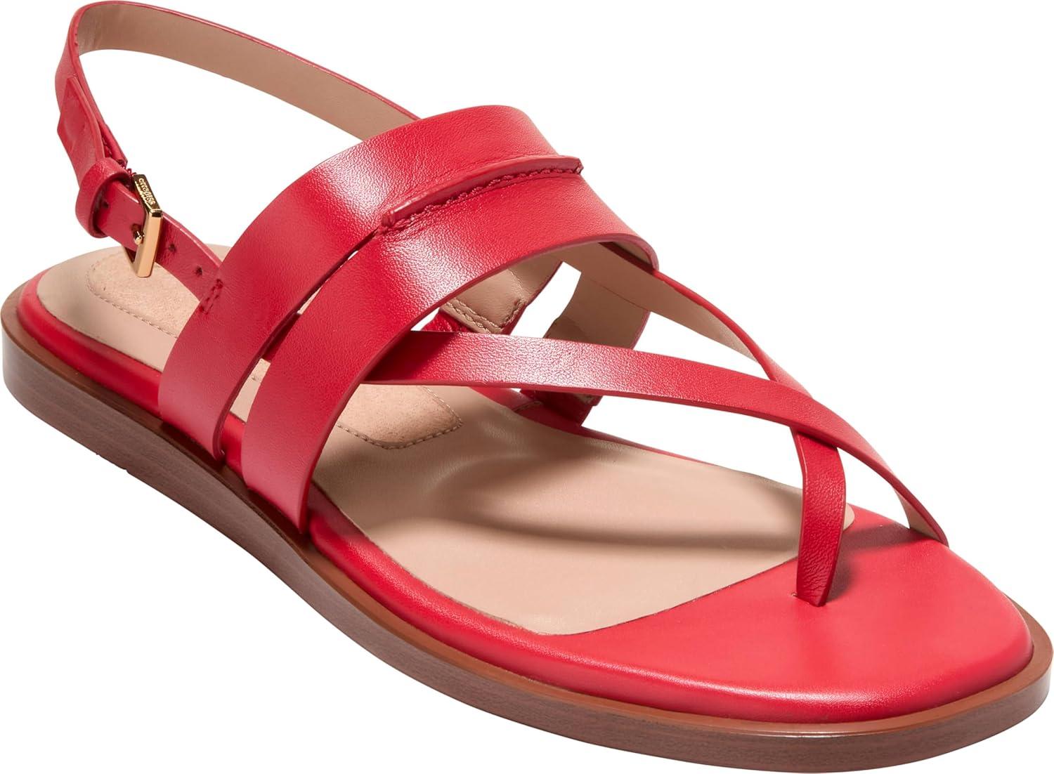 image:imageCole Haan Womens Goto Estella Flat ThongSalsa Leather