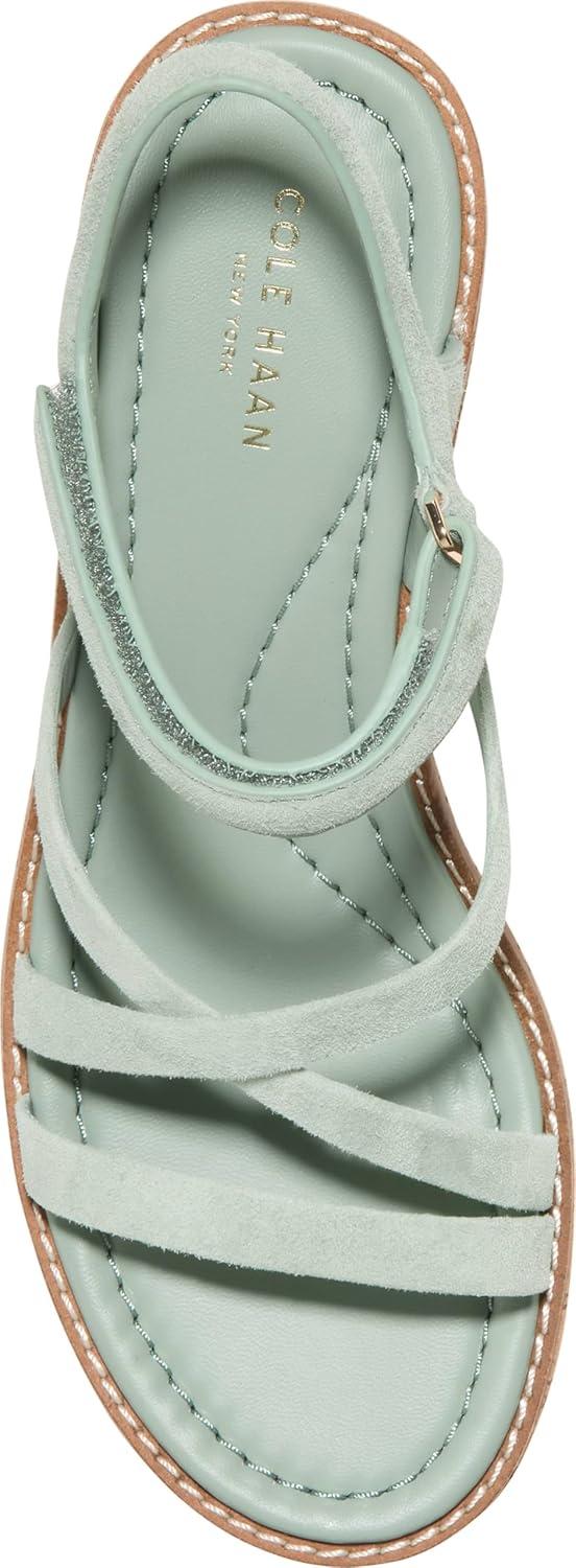 image:imageCole Haan Womens Grand Ambition Azzura StrappyLily Pad SuedeCork