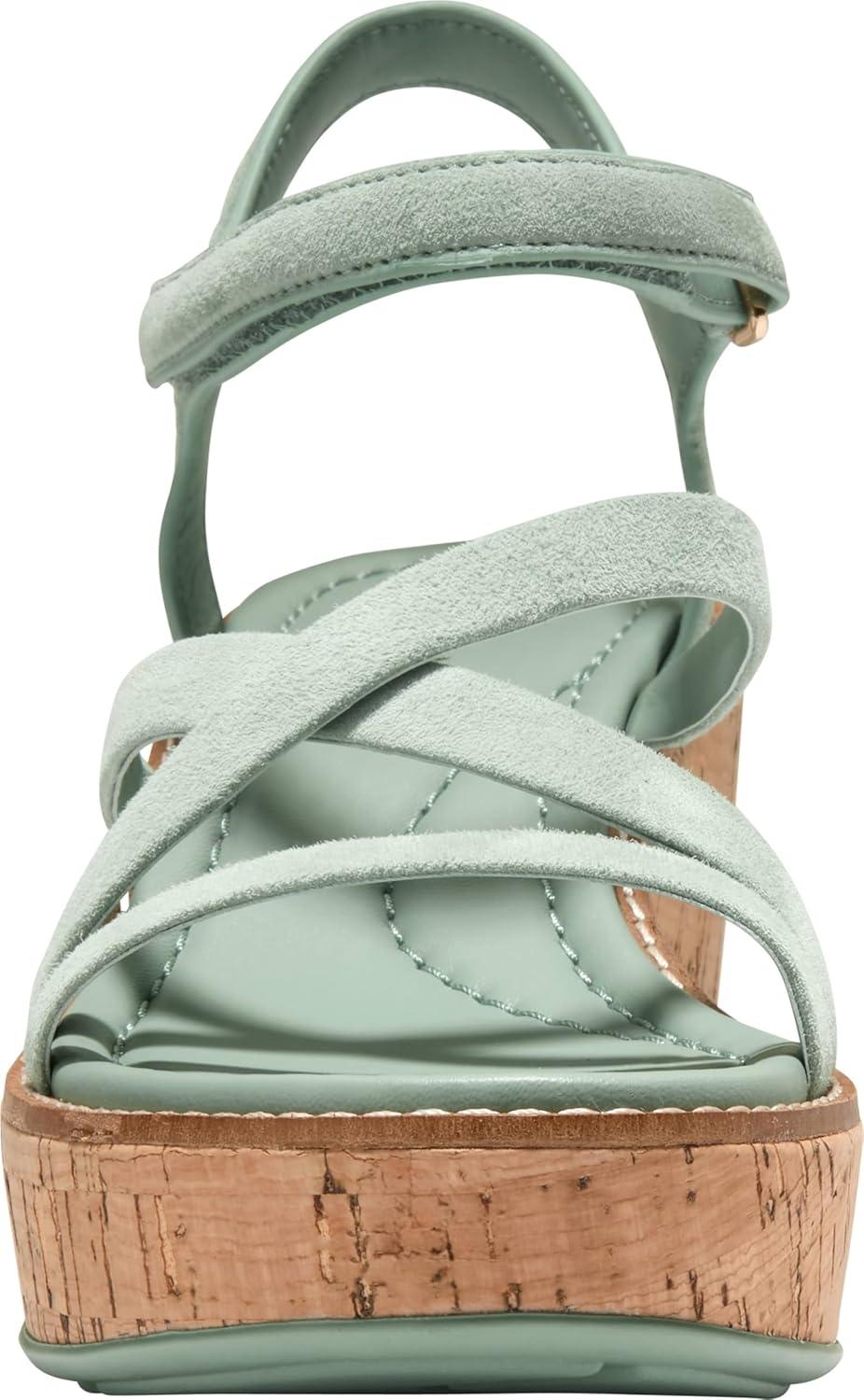 image:imageCole Haan Womens Grand Ambition Azzura StrappyLily Pad SuedeCork