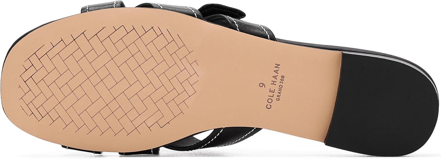 image:imageCole Haan Womens Velma Buckle SlideBlack Leather