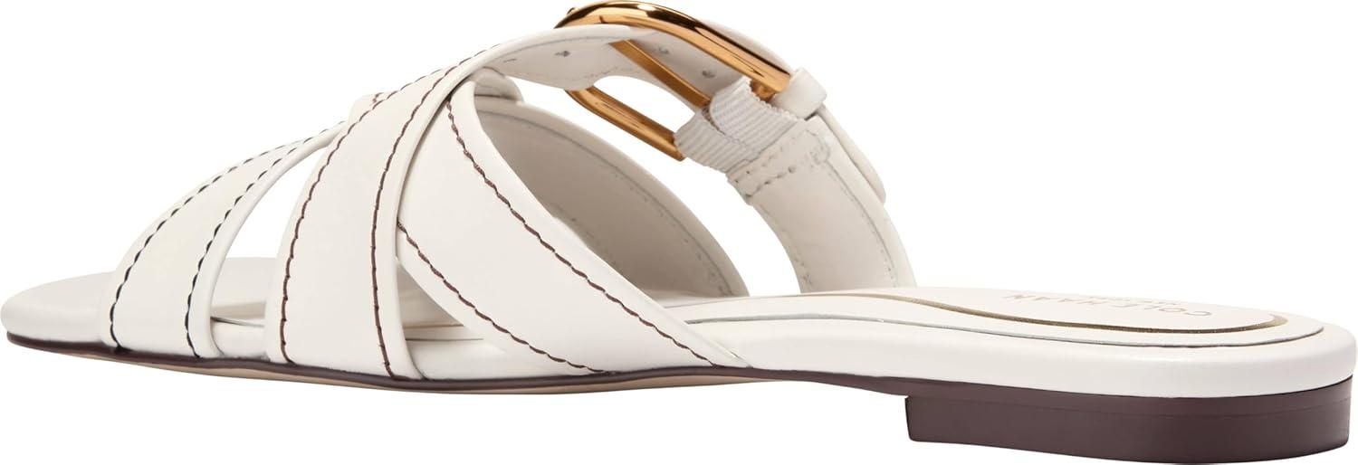 image:imageCole Haan Womens Velma Buckle SlidePowder Leather