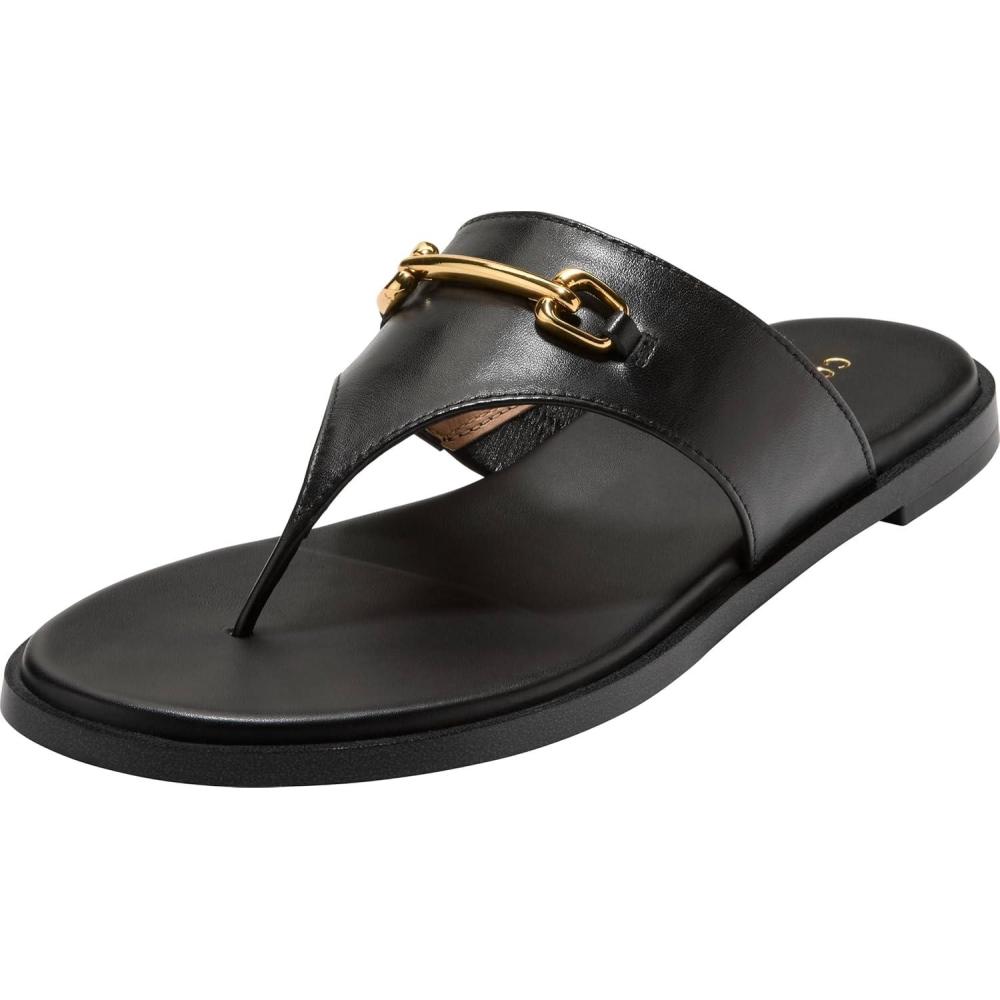 image:imageCole Haan Womens Flynn ThongBlack Leather