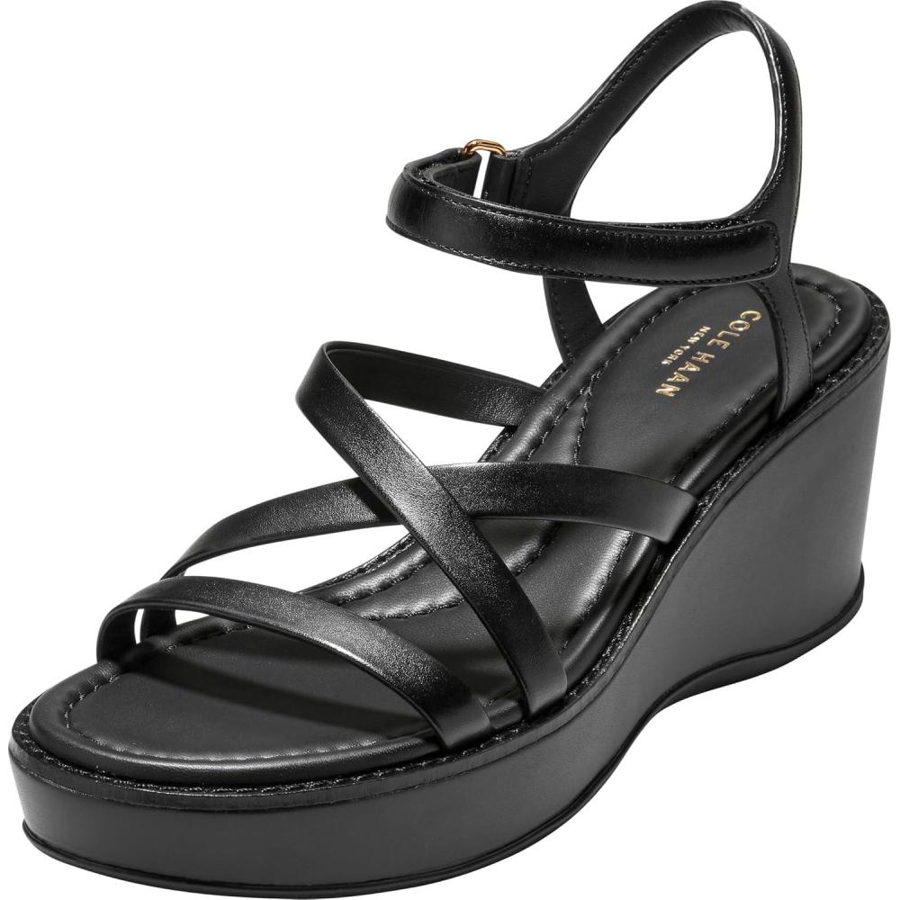 image:imageCole Haan Womens Grand Ambition Azzura StrappyBlack Leather