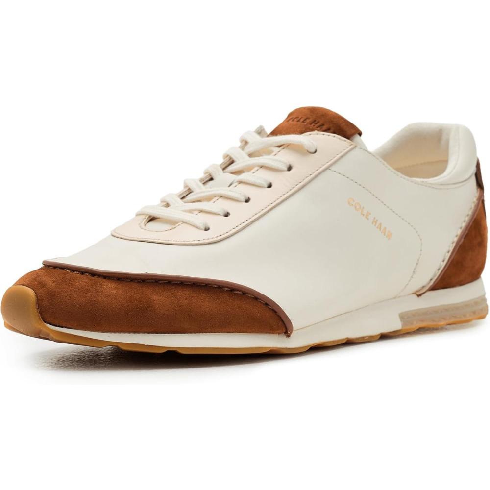 image:imageCole Haan Womens Grandpro Lp Runner EnergyweaveCh Powder LthrSand Dollar LthrCh Tobacco Sde