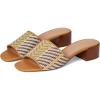 Striped Raffia/Biscuit Ltr