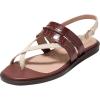 Mahogany Crocodile Print Leather