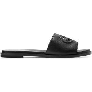 Cole Haan Women’s Flynn Logo Slide(Black Leather)