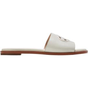 Cole Haan Women’s Flynn Logo Slide(Egret Leather)