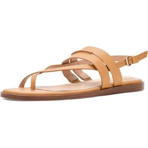 Cole Haan Women’s Go-to Estella Flat Thong(Biscuit Leather)