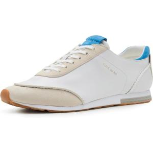 Cole Haan Women’s Grandpro Lp Runner Energyweave(White Lthr/Silver Birch/Azure Blue Sde)