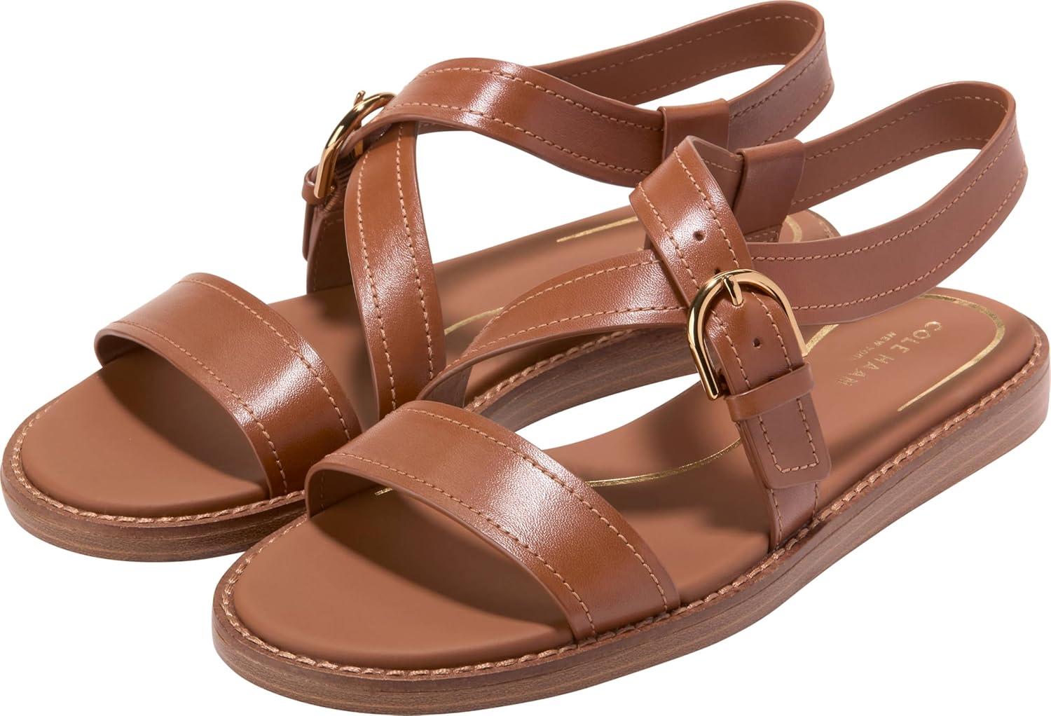 image:imageCole Haan Womens Kami BuckleBritish Tan LeatherIvory