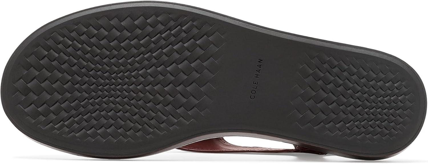 image:imageCole Haan Womens Kami ThongMahogany Crocodile Print Leather