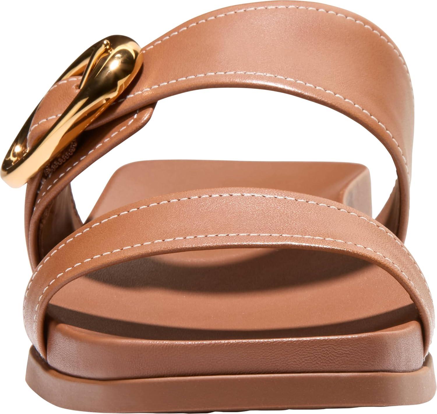 image:imageCole Haan Womens Oaklynn Double Band FootbedBritish Tan LeatherIvory