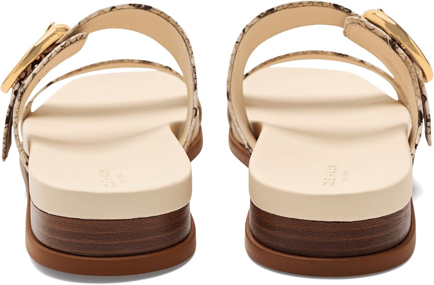 image:imageCole Haan Womens Oaklynn Double Band FootbedMojave Snake Print