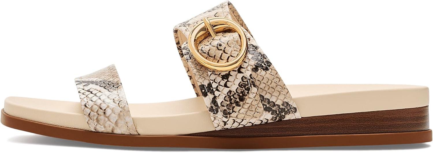 image:imageCole Haan Womens Oaklynn Double Band FootbedMojave Snake Print